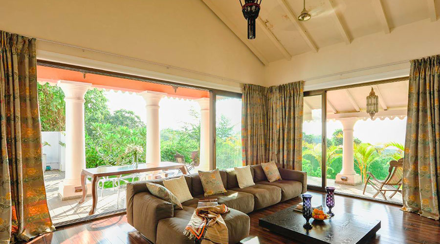 Villas in Goa, On The Hill - Living Room