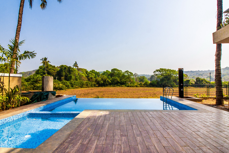 Paddy Field View From pool Side