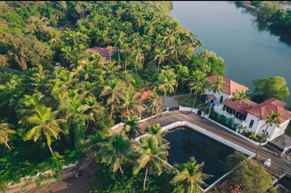 Aerial View of Villa Riviera